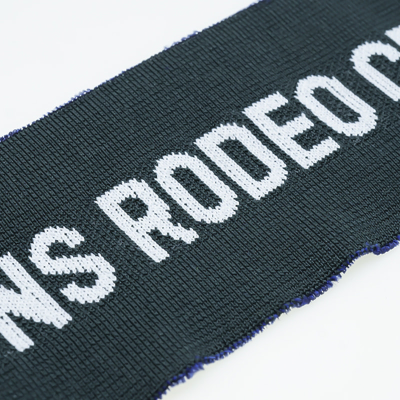 Modni poliester spandex slovo jacquard rebra za odjeću