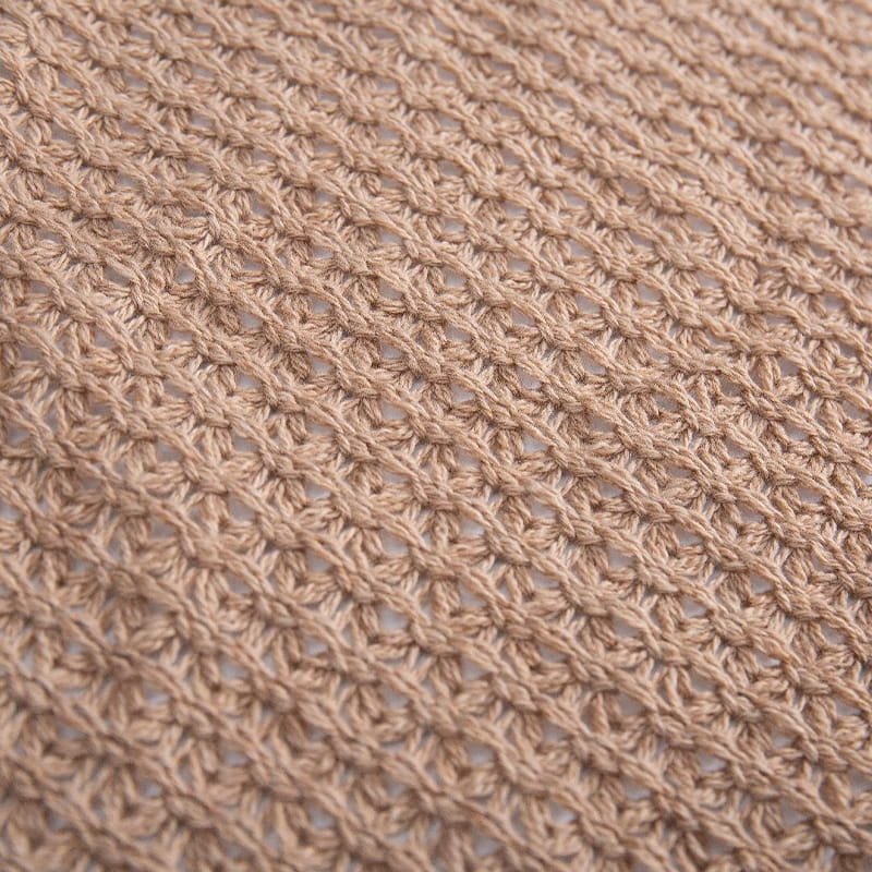 Pletena šuplja rebra jakčana spandex odjeća tkanina