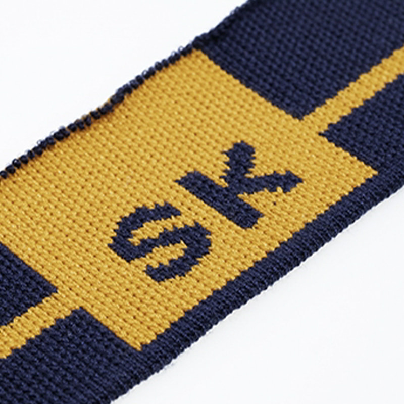 Poliestersko pismo jakard tkanina za rukave od rebraste polo majice