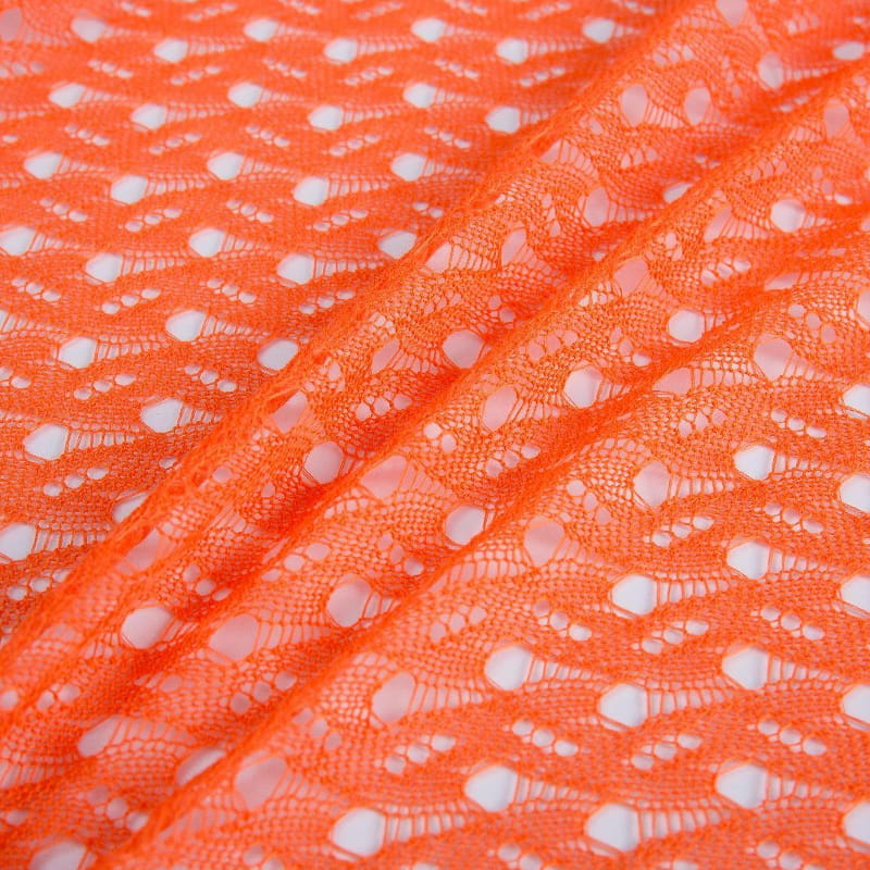 Crvena šuplja uzorak jakčana tkanina za prozračnu rebrastu odjeću