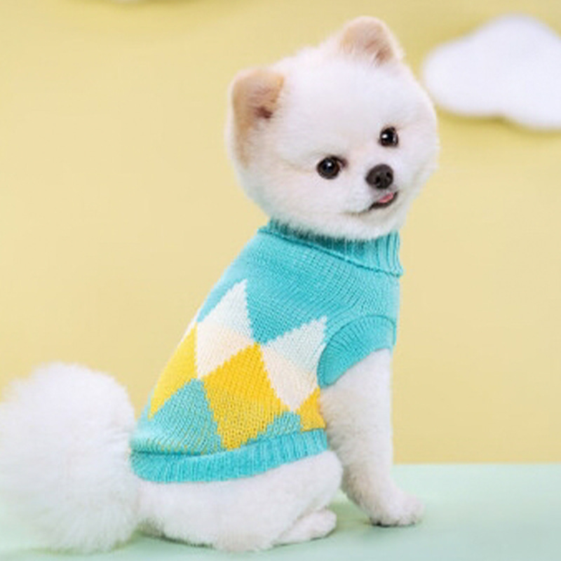 Plavi pladanski rowan Topli pleteni džemper